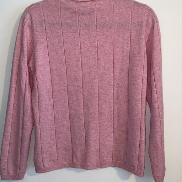 Peter Millar Cashmere wide rib detail Sweater sz Large - Picture 6 of 9